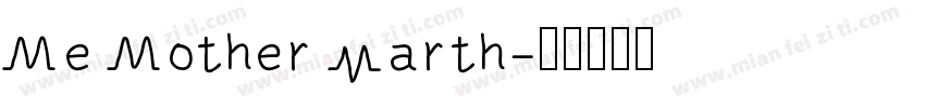Me Mother Earth字体转换